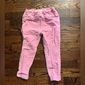 Boden Pink Cord Leggings Size 3